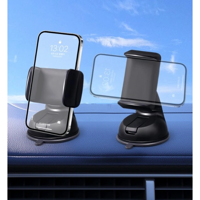 VipMarketim Araç İçi Torpido ve Cam Vakumlu Kısa Boy Telefon Tutucu