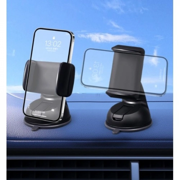 VipMarketim Araç İçi Torpido ve Cam Vakumlu Kısa Boy Telefon Tutucu