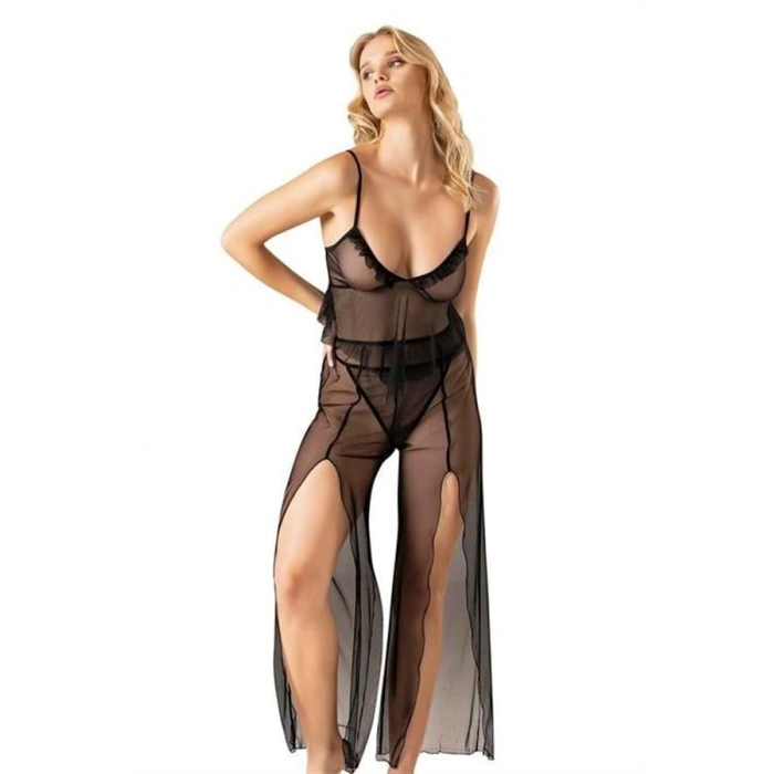 VipMarketim Askılı Yırtmaçlı File Takım