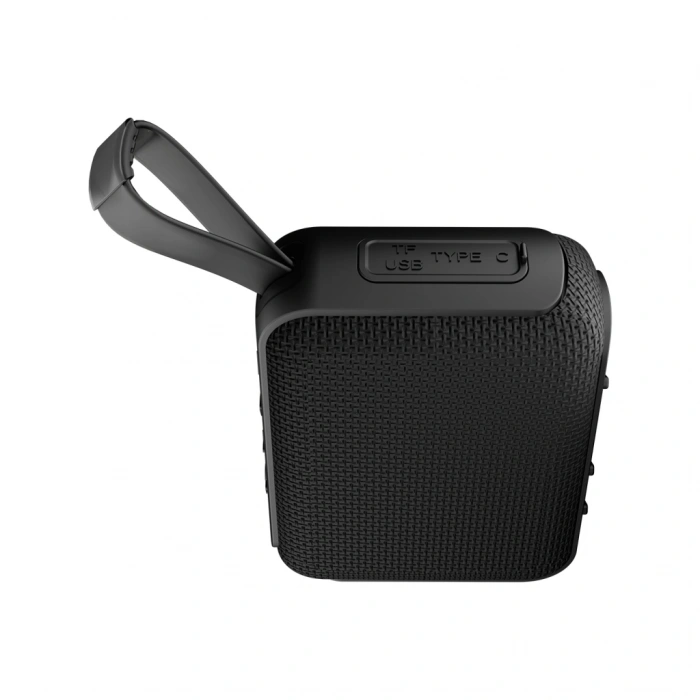 VipMarketim ASONIC AS-03 SİYAH 5W BT/USB/TF/TWS 1200mAh Batarya Bluetooth V5.3 Kablosuz Taşınabilir Speaker(1923)