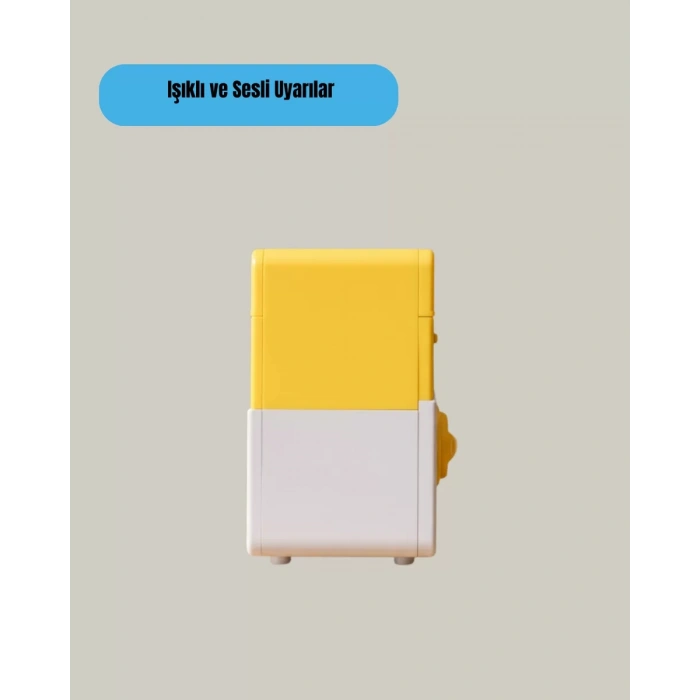 VipMarketim ATM Tasarımlı Sarı Işıklı Sesli Elektronik Kumbara