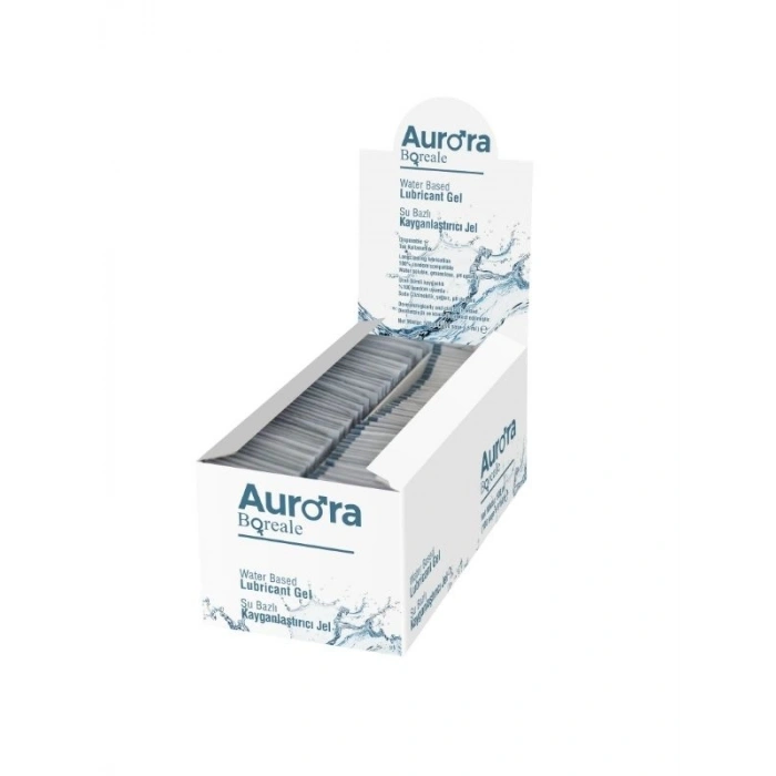 VipMarketim Aurora Boreale 100 Lü 5 Ml Şase Sade Su Bazlı Kayganlaştırıcı