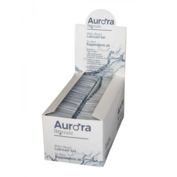 VipMarketim Aurora Boreale 100 Lü 5 Ml Şase Sade Su Bazlı Kayganlaştırıcı