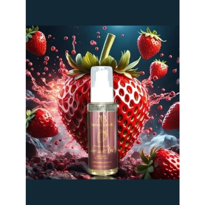 VipMarketim Aurora Boreale Çilek Aromalı Kayganlaştırıcı Jel 100 ML