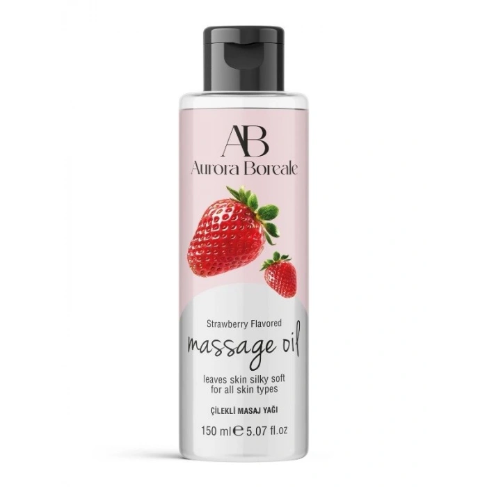VipMarketim Aurora Boreale Çilek Aromalı Masaj Yağı 150 ML