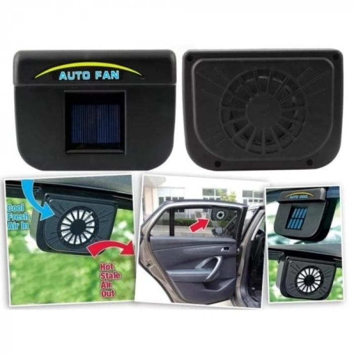 VipMarketim Auto Cool Güneş Enerjisiyle Çalışan Araç İçi Soğutucu