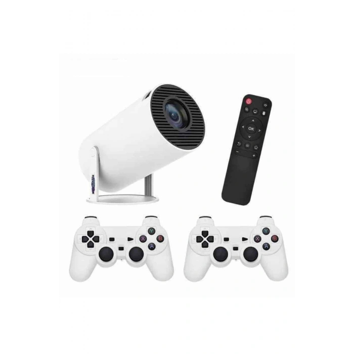 VipMarketim Ayaklı Oyun Projeksiyonu Çift Kollu Taşınabilir Sinema Projektörü