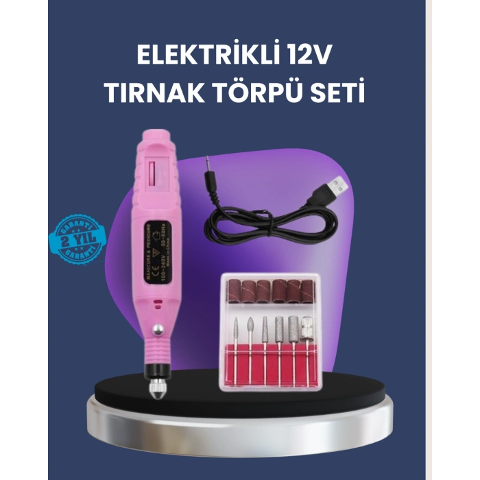 VipMarketim Ayarlanabilir Hızlı Tırnak Bakım Makinesi