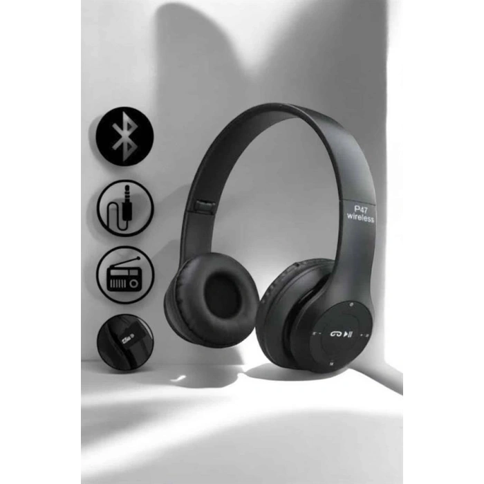 VipMarketim Ayarlanabilir Kafa Bandı ile Yüksek Performanslı Bluetooth Kulaklık