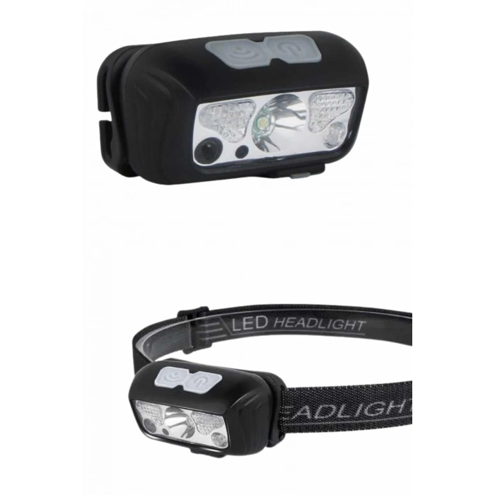 VipMarketim Ayarlanabilir Kafa Lambası Type-C Şarjlı Kompakt Kamp Lambası