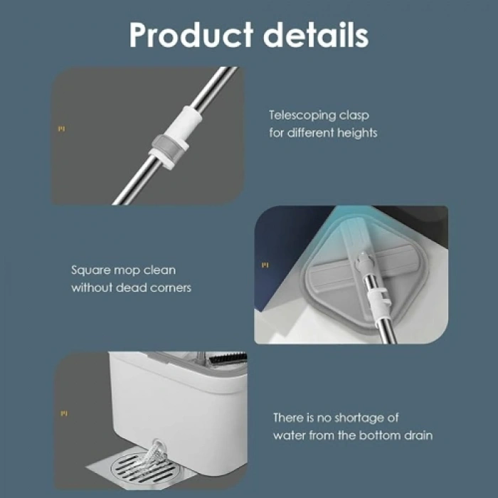 VipMarketim Ayarlanabilir Temizlik Paspası Seti