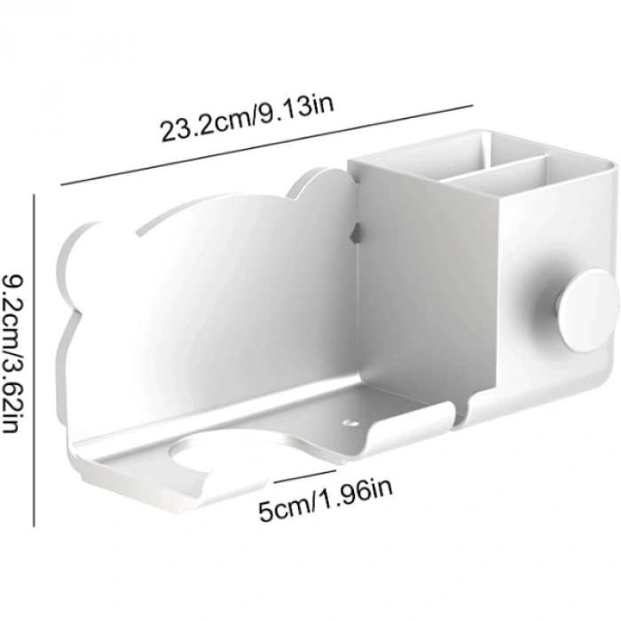 VipMarketim Ayıcık Figürlü Saç Kurutma Makinesi Tutucu