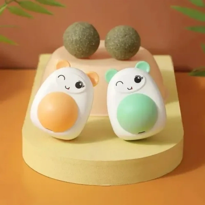 VipMarketim Ayıcıklı Kedi Otu Yalama Topu