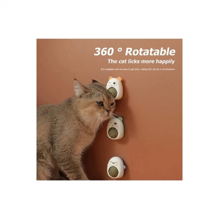 VipMarketim Ayıcıklı Kedi Otu Yalama Topu