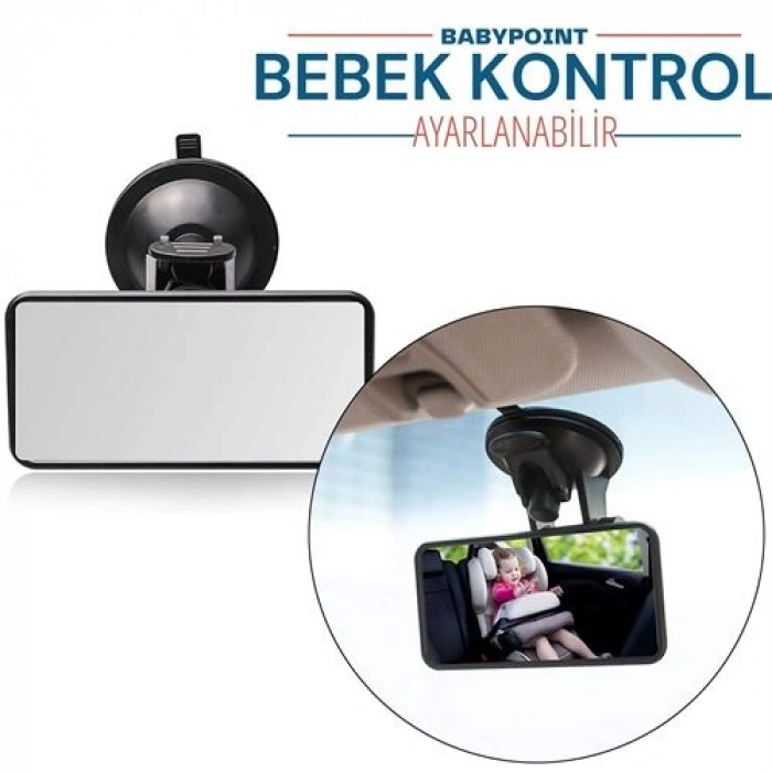 VipMarketim BabyPoint Ayarlanabilir Bebek Kontrol Aynası