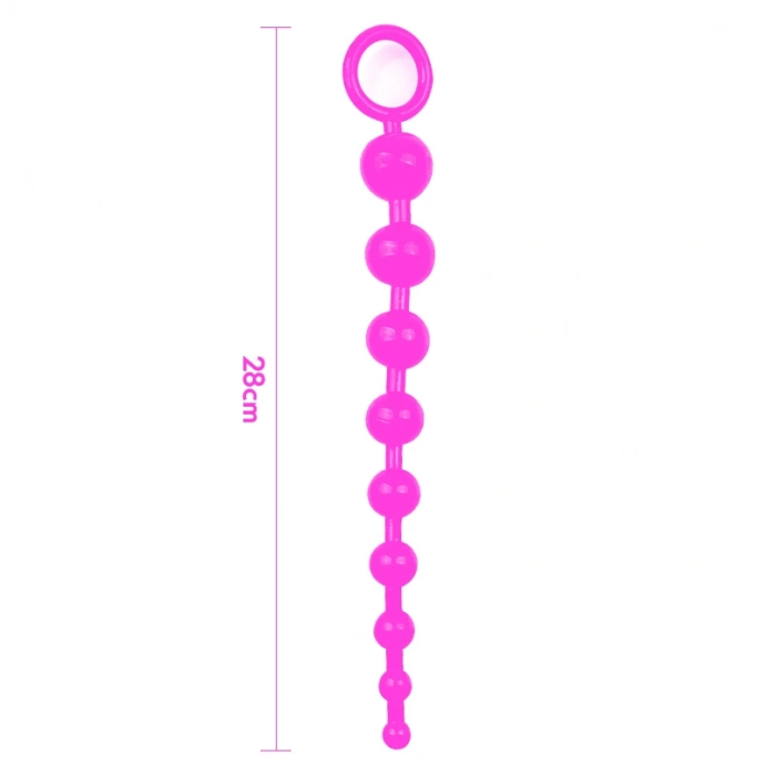 VipMarketim Backpart Boğumlu Anal Zevk Topları - Pembe