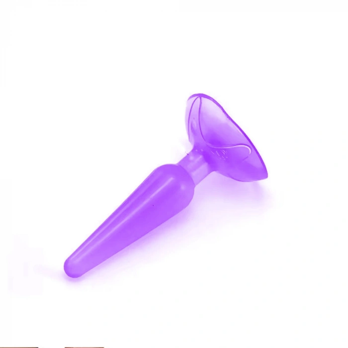 VipMarketim Backpart Şeffaf Yumuşak Silikon Bükülebilir 9.5cm Anal Tıkaç (plug)