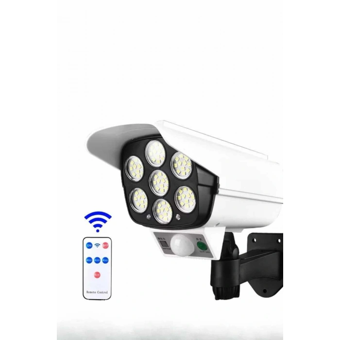 VipMarketim Bahçe Aydınlatması Hareket Sensörlü Led Aydınlatma Kamera Görünümlü