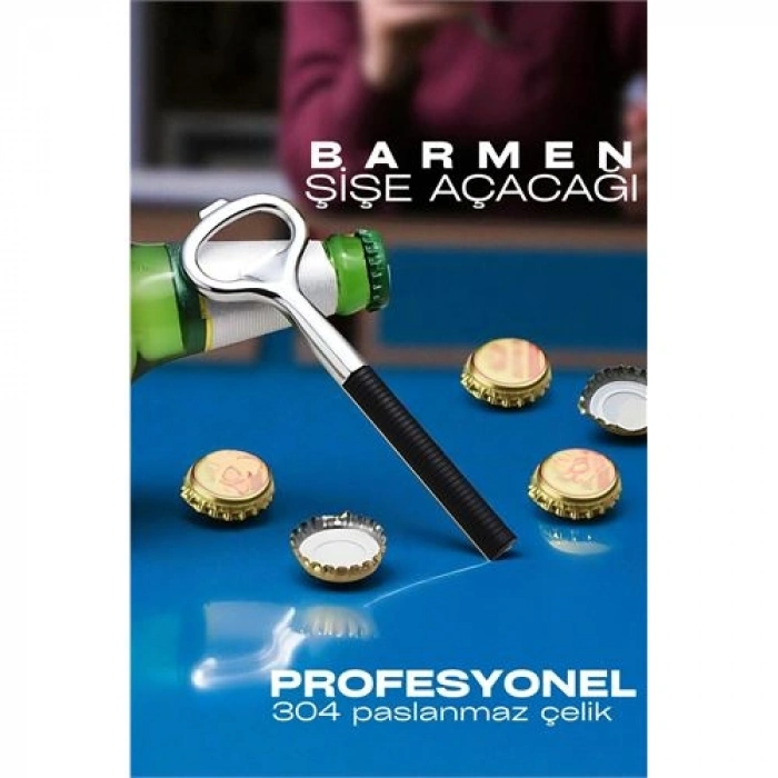 VipMarketim  Barmen Şişe Açacağı - Profedsyonel Şişe Açacağı 304 Çelik