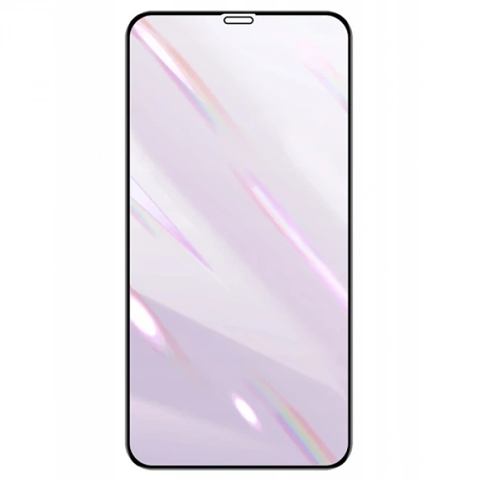 VipMarketim Baseus 0.25mm İPhone 11 PRO Max-XS Max 3D Curved Full Anti Blue Ekran Koruyucu-(5775)