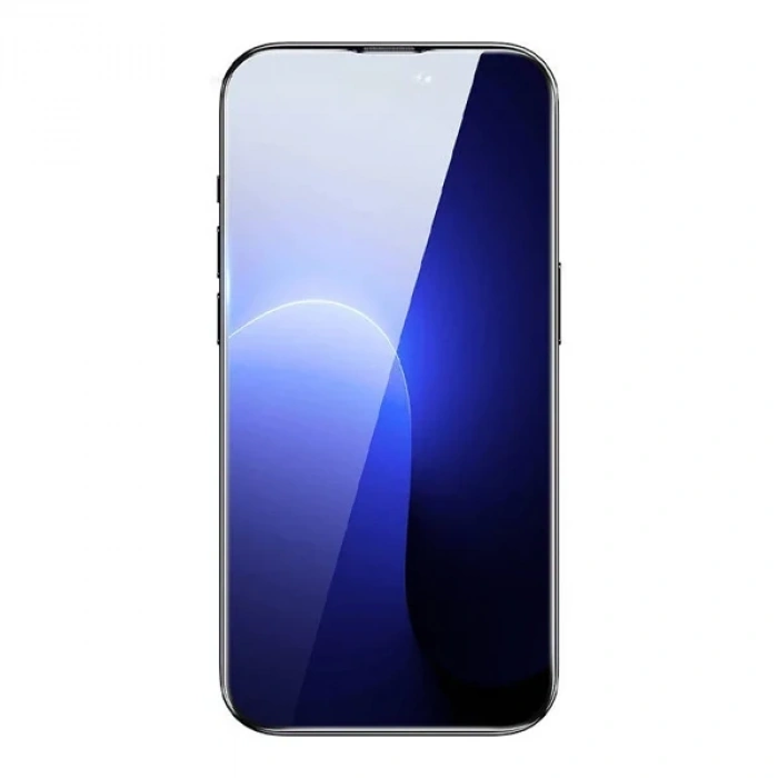 VipMarketim Baseus 0.3mm Crystal iPhone 14 Plus - 13 Pro Max Full Tempered Ekran Koruyucu-(5775)