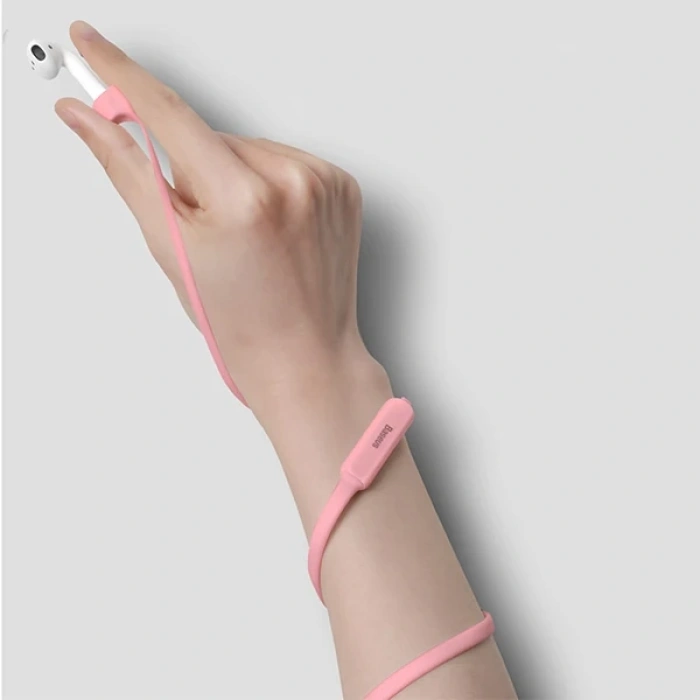 VipMarketim Baseus Airpords 1-2 Sports Collared Silicone Strap Kulaklık Askısı-(5775)