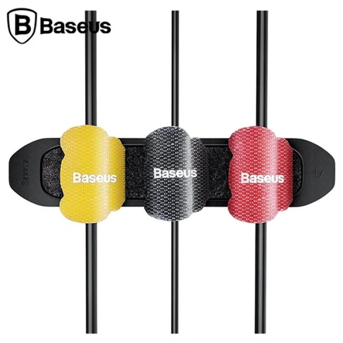 VipMarketim Baseus Cable Fixer Kit Kablo Organizatör Tutucu Ve Ayrıştıcı-(5775)