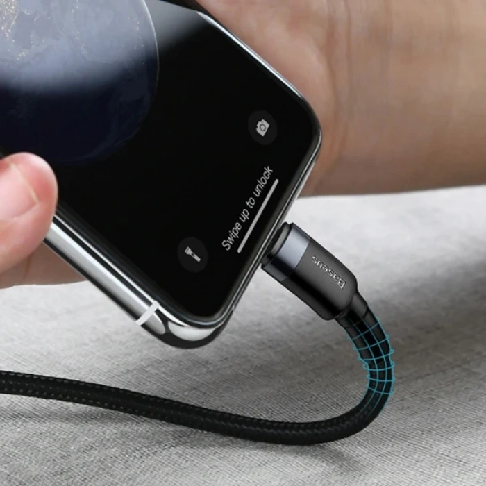 VipMarketim Baseus Cafule Series Type-C To İPhone PD18W Hızlı Şarj Kablosu 1Metre-(5775)