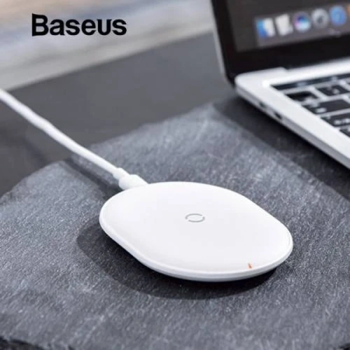 VipMarketim Baseus Cobble 15W wireless Kablosuz Şarj Cihazı İPhone 12-11XS MAX XR 8-(5775)