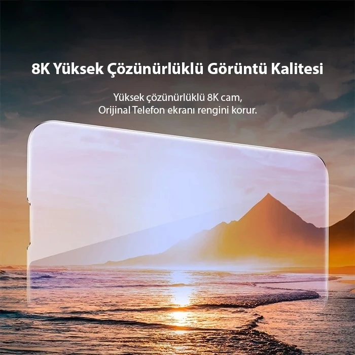 VipMarketim Baseus Crystal iPhone 15 Full Koruma Anti Mavi Işık Tempered Cam Ekran Koruyucu 2 Adet Set-(5775)
