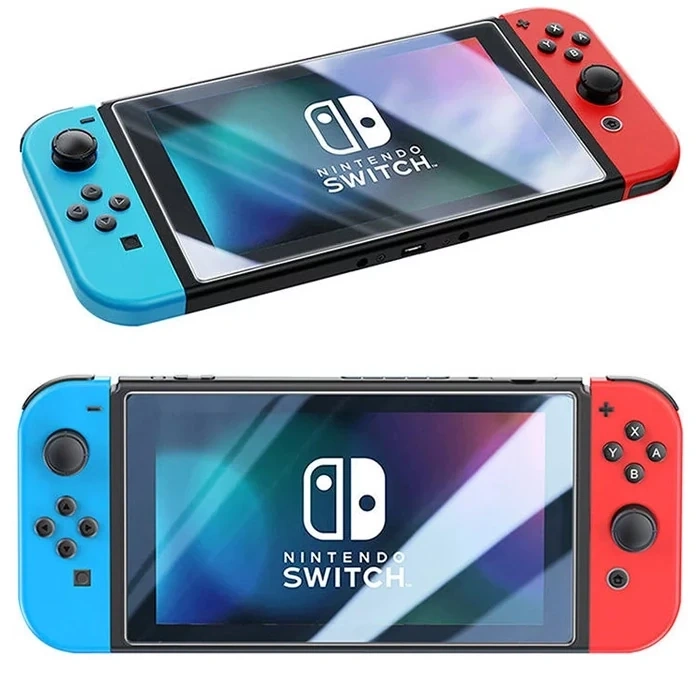 VipMarketim Baseus Crystal Series Nintendo Switch 2019 için Cam Ekran Koruyucu 2 Adet-(5775)