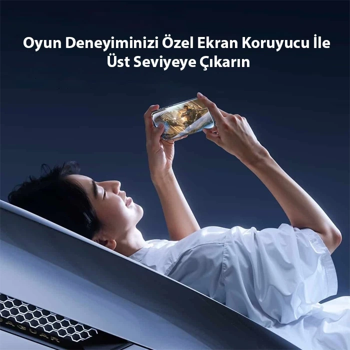 VipMarketim Baseus Crystalline iPhone 15 için Parlama Önleyici Tempered Cam Ekran Koruyucu-(5775)