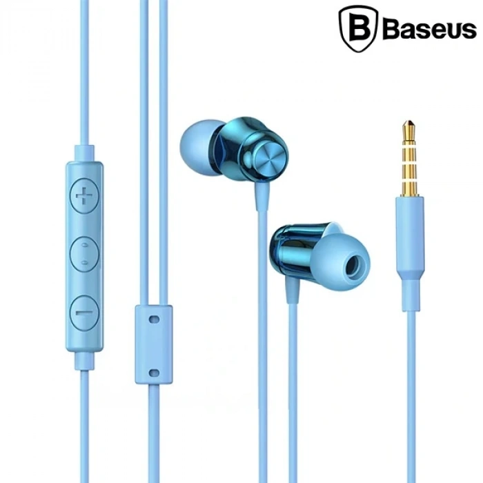 VipMarketim Baseus Encok H13 3.5mm Jack Mikrofonlu Kulak İçi Kulaklık Auriculares Fone De Ouvido-(5775)