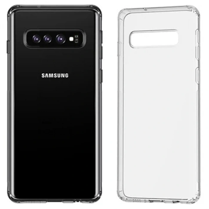 VipMarketim Baseus Galaxy S10 Simple Ultra İnce Kamera Korumalı Silikon Kılıf-(5775)