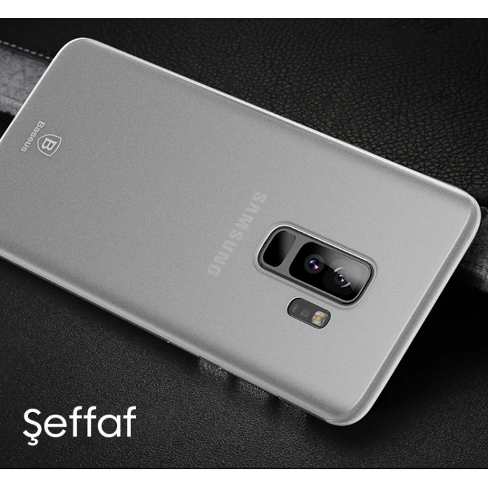 VipMarketim Baseus Galaxy S9 Wing Case Ultra İnce Lux Mat Kılıf-(5775)