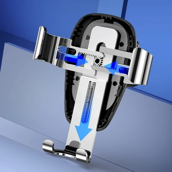 VipMarketim Baseus Gravity Metal Wireless Kablosuz Araç Şarj Tutucu Wxyl-B0a-(5775)