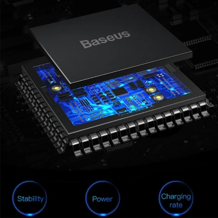 VipMarketim Baseus Gravity Metal Wireless Kablosuz Araç Şarj Tutucu Wxyl-B0a-(5775)