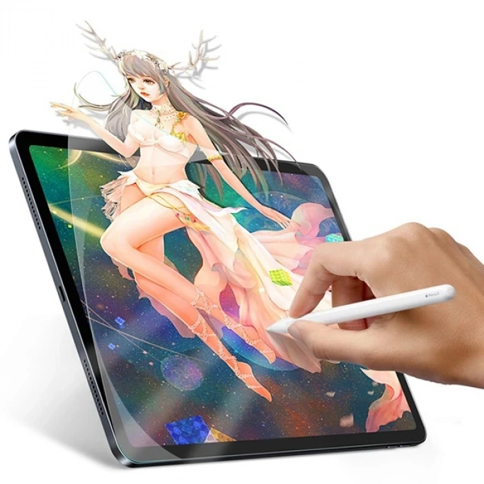 VipMarketim Baseus İPad Mini 2-3 Paper Like Film Darbe Emici Pet Ekran Koruyucu-(5775)