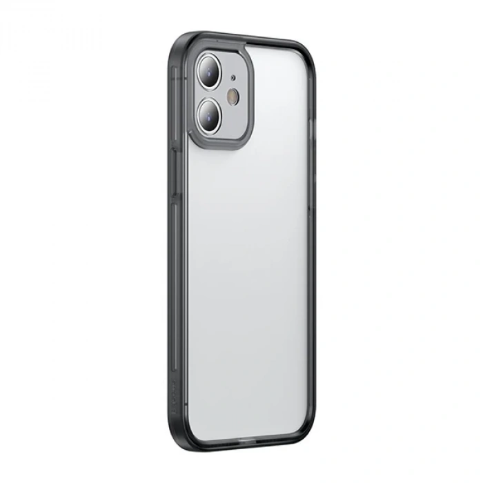 VipMarketim Baseus iPhone 12 Mini Kamera Lens Koruyuculu Frame Kılıf-(5775)