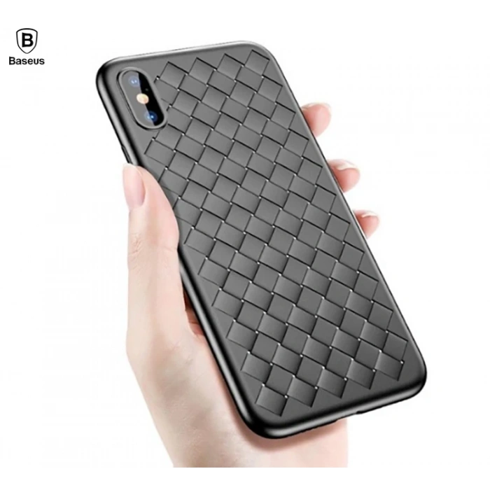 VipMarketim Baseus İPhone X Xs Ultra Slim Bv Wieving Lux Silikon Kılıf-(5775)