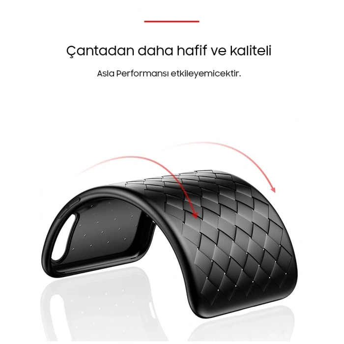 VipMarketim Baseus İPhone X Xs Ultra Slim Bv Wieving Lux Silikon Kılıf-(5775)