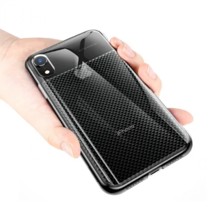 VipMarketim Baseus İphone Xr 6.1 Glistenıng Şeffaf Lüx Silikon Kılıf-(5775)