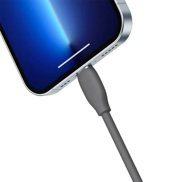 VipMarketim Baseus Jelly Liquid USB to iPhone Lightning 2.4A Hızlı Şarj Kablosu 1.2m-(5775)
