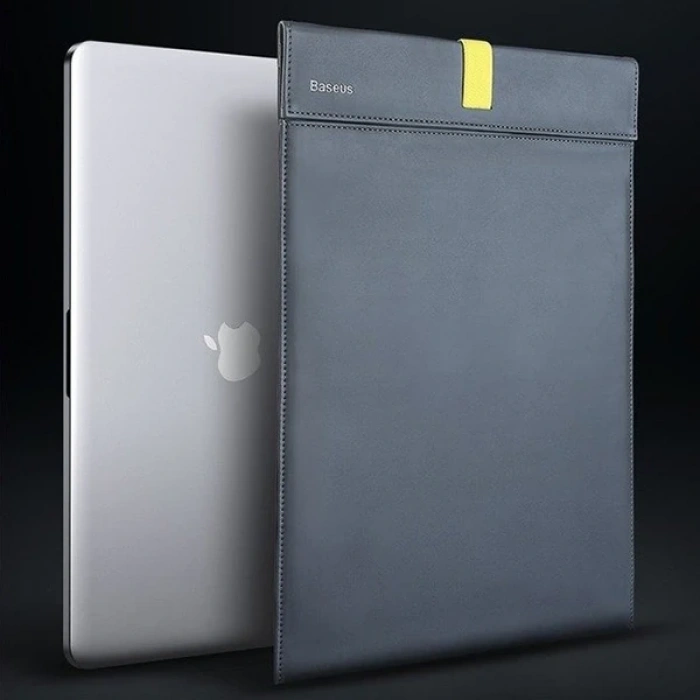 VipMarketim Baseus Lets go Çift Katmanlı Deri Kılıf Çanta 16 İnch Macbook Dell lenovo-(5775)