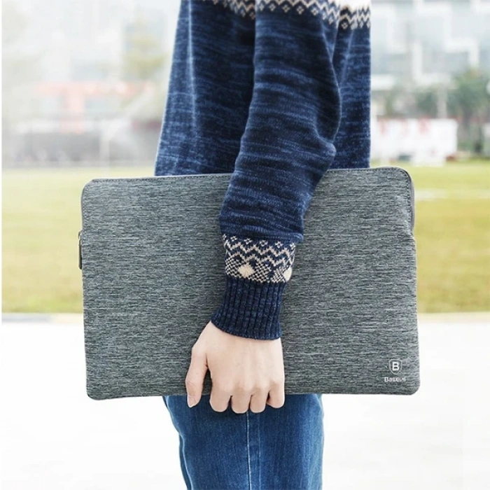 VipMarketim Baseus Macbook Pro 15 İnch Universal Laptop Kılıf Çantası-(5775)