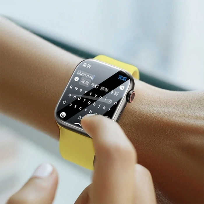 VipMarketim Baseus NanoCrystal Series Apple Watch 4/5/6/SE/SE 2 40mm Ekran Koruyucu 2 Adet-(5775)