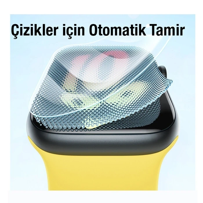VipMarketim Baseus NanoCrystal Series Apple Watch 4/5/6/SE/SE 2 40mm Ekran Koruyucu 2 Adet-(5775)