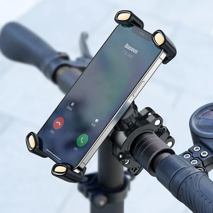 VipMarketim Baseus Quick to take 360 Derece Dönebilen Bisiklet ve Motosiklet Telefon Tutucu-(5775)