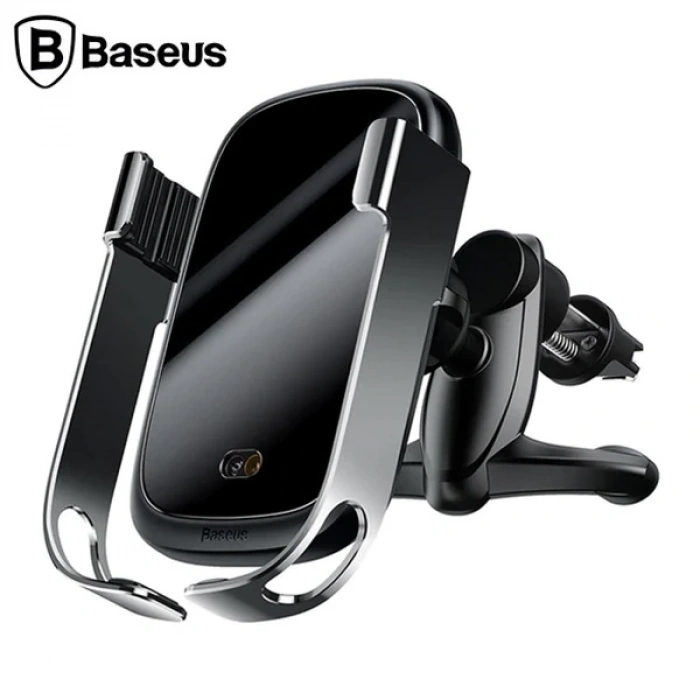 VipMarketim Baseus Rock-Solid Tam Otomatik 10W Wireless Kablosuz Araç Şarj Tutucu-(5775)