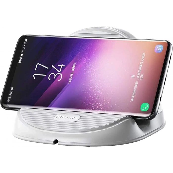 VipMarketim Baseus Silicone Horizontal Stand Wireless Kablosuz Şarj Cihazı-(5775)